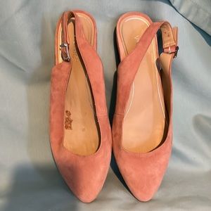 Vionic Womens Crystal Jade Dusty Pink Slingbacks Size 9.5